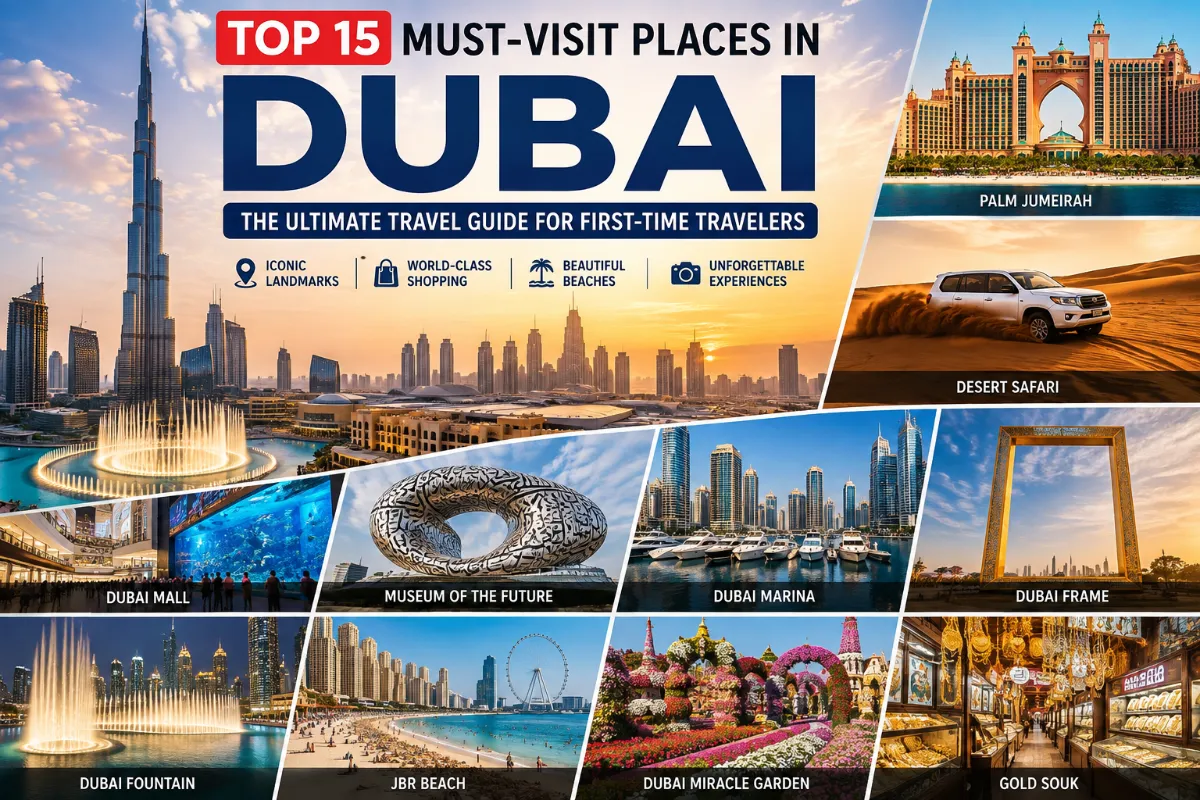 Top 15 Must-Visit Places in Dubai for First-Time Travelers