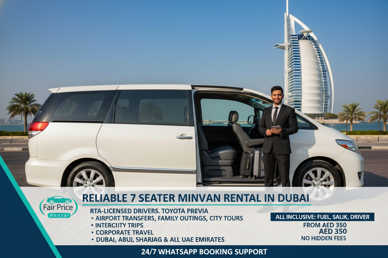 7 Seater Mini Van Rental