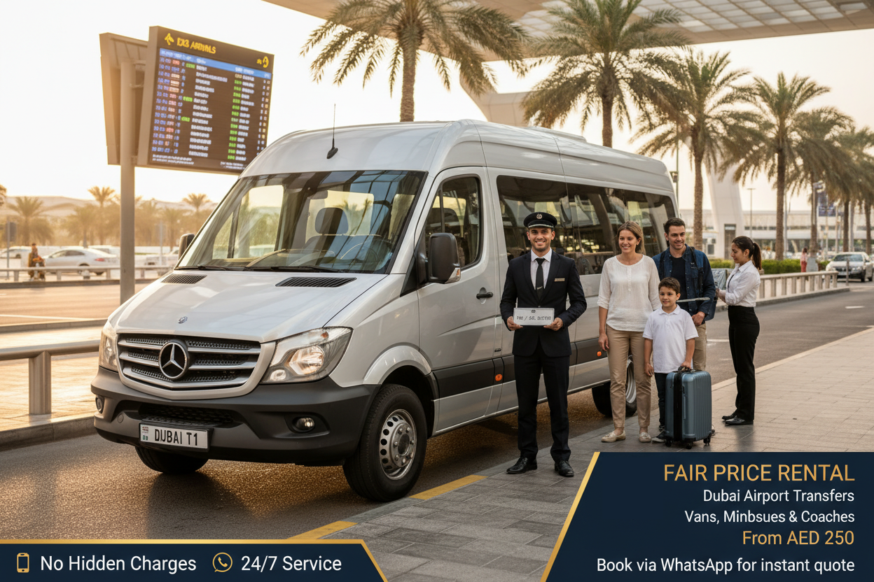 Airport Transfer Service Dubai | With Meet & Greet at Fair Price